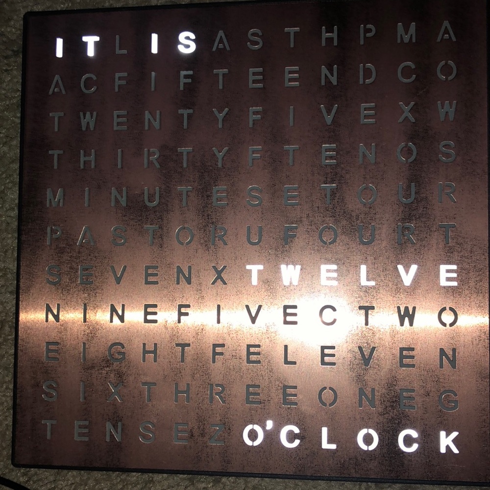 LED Stand Up Clock Display
